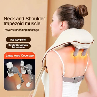 Neck and Shoulder Massager-5D Kneading Massage with Heat Therapy