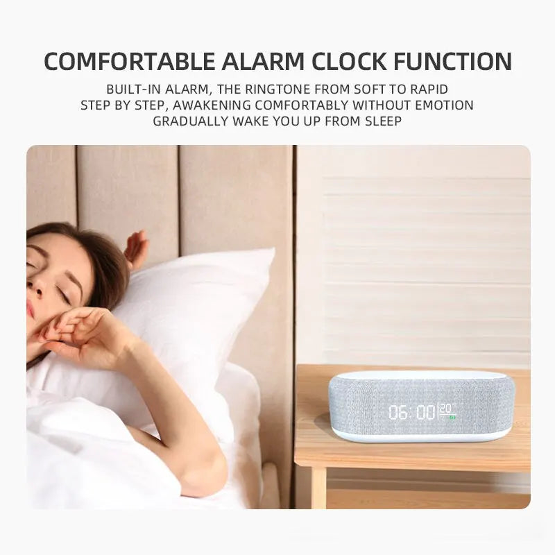 Led Light Clock Wireless Charger