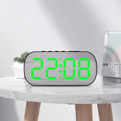 Simple Digital Alarm Clock Function Temperature Calendar LED Display