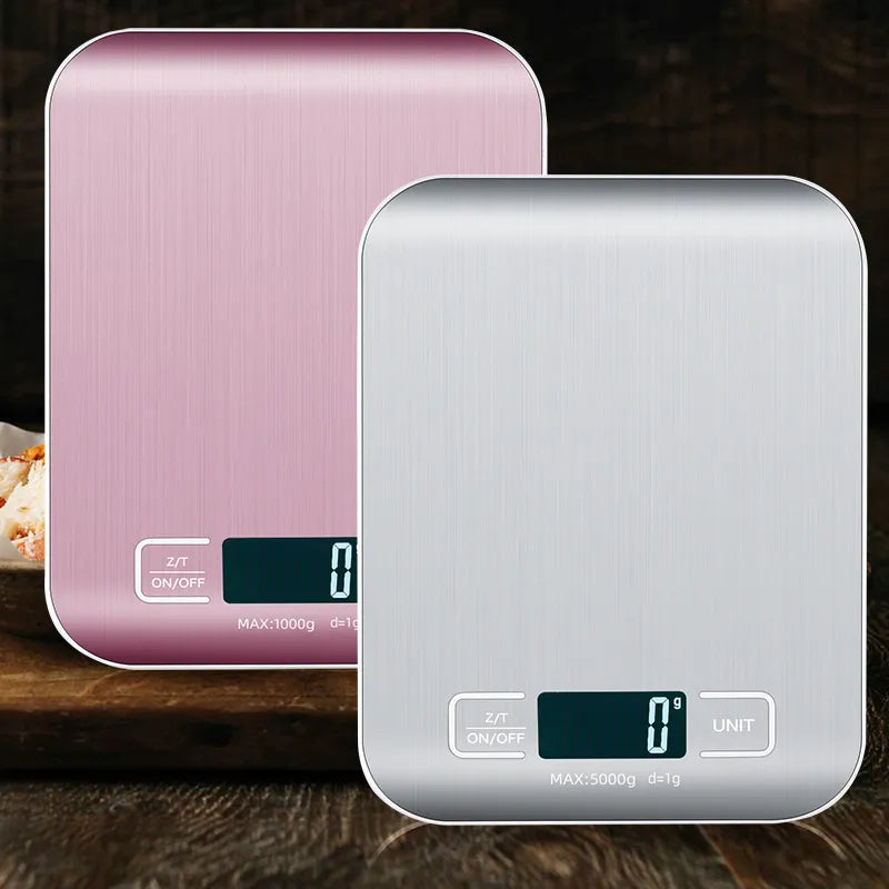 Rechargeable Kitchen Scale LCD Display 5kg/10kg