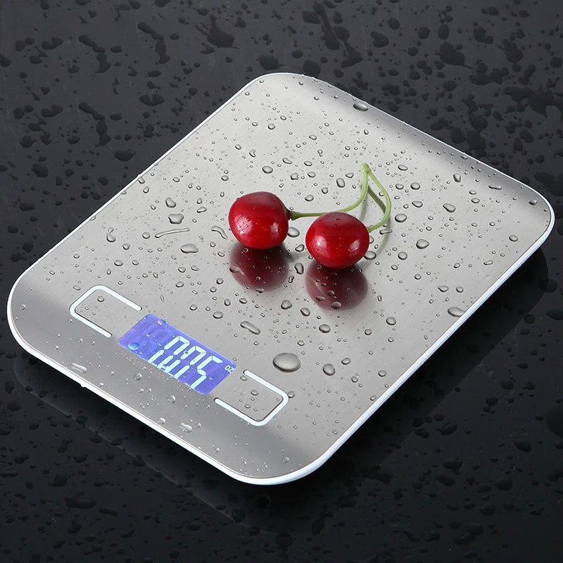 Rechargeable Kitchen Scale LCD Display 5kg/10kg