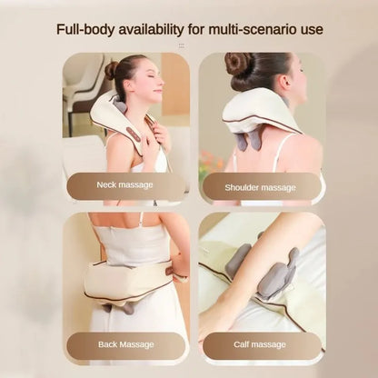 Neck and Shoulder Massager-5D Kneading Massage with Heat Therapy