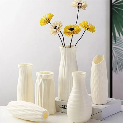 Nordic Plastic Vase Simple Small Fresh Flower Pot