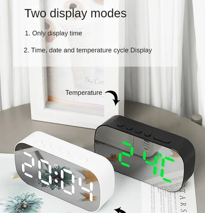 Simple Digital Alarm Clock Function Temperature Calendar LED Display