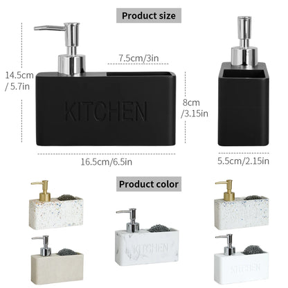 Modern kitchen Soap Dispenser Set