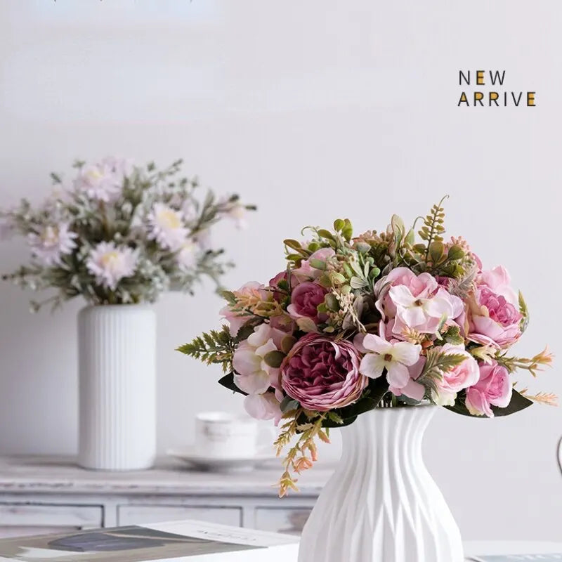 Modern Plastic Flower Vase Flower Po