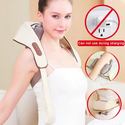 Neck and Shoulder Massager-5D Kneading Massage with Heat Therapy